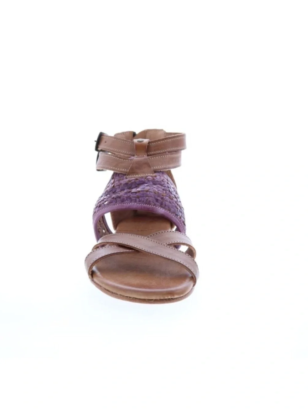 Bed Stu Womens Capriana Tan and Lilac Shoes (NWT)